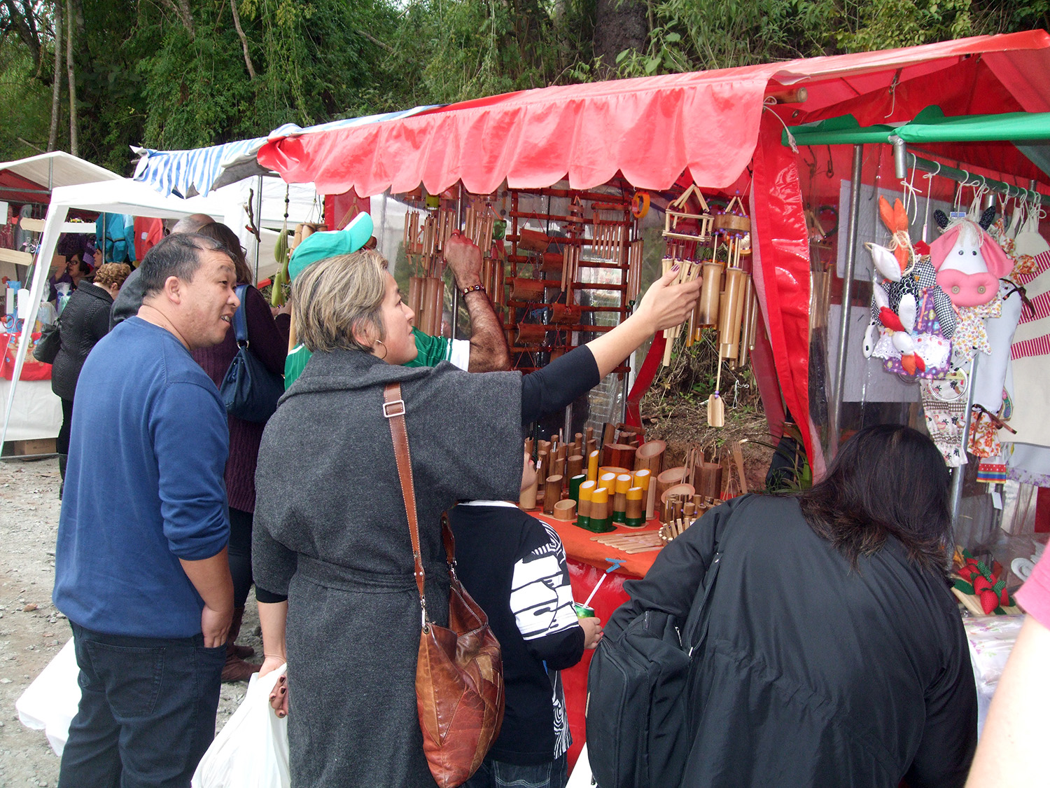 Feira - artesanato em bambu